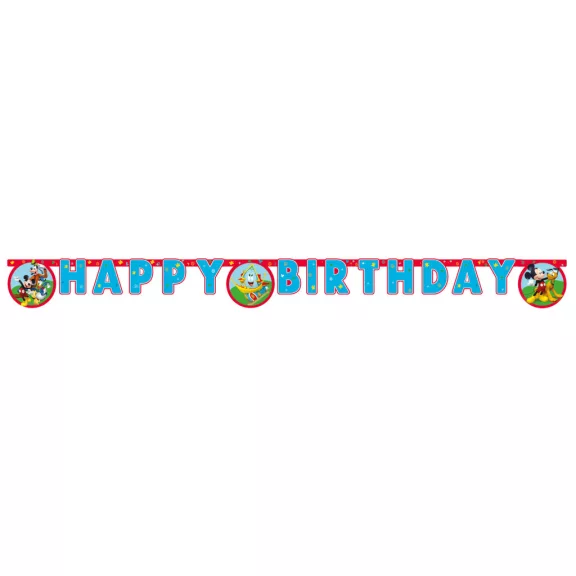 Disney Mickey Rock the House Happy Birthday felirat FSC 2 m