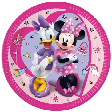 Disney Minnie Junior papírtányér 8 db-os 23 cm FSC