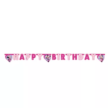 Disney Minnie Junior Happy Birthday felirat FSC 2 m