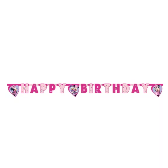 Disney Minnie Junior Happy Birthday felirat FSC 2 m