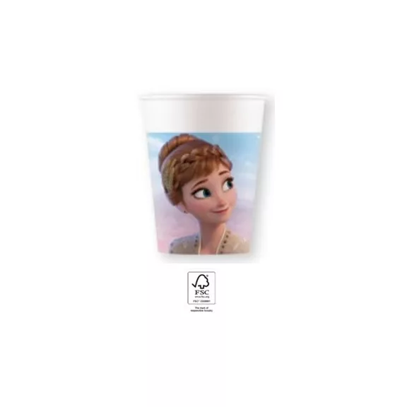 Disney Jégvarázs Wind papír pohár 8 db-os 200 ml FSC