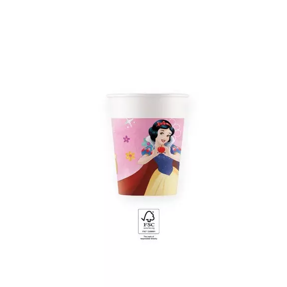 Disney Hercegnők Live Your Story papír pohár 8 db-os 200 ml FSC