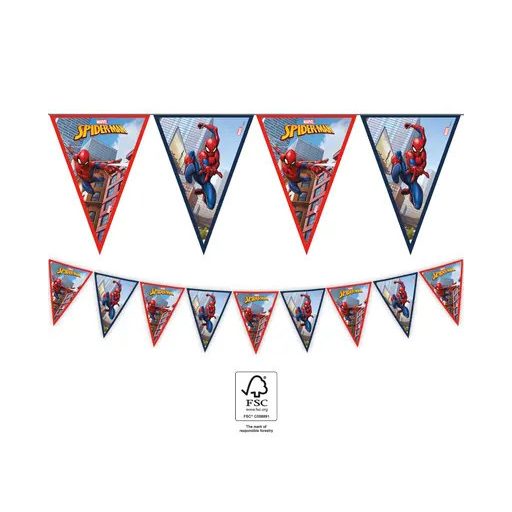 Pókember Crime Fighter zászlófüzér FSC 2,3 m