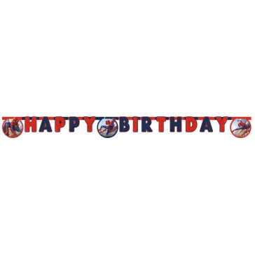 Pókember Crime Fighter Happy Birthday felirat FSC 2 m