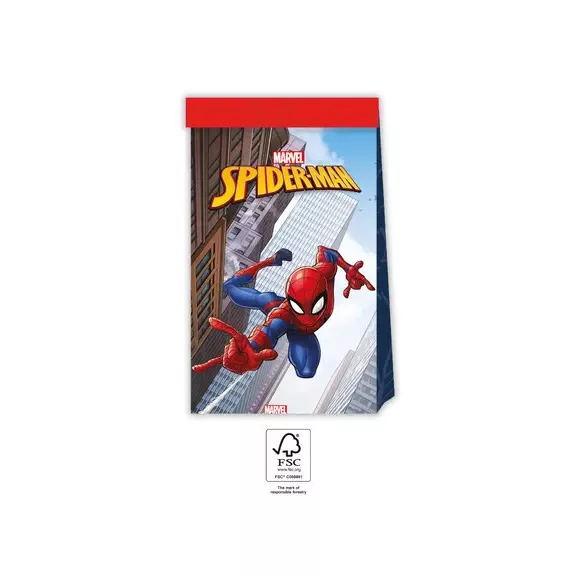 Pókember Crime Fighter papírzacskó 4 db-os FSC