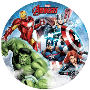   Bosszúállók Infinity Stones papírtányér 8 db-os 23 cm FSC