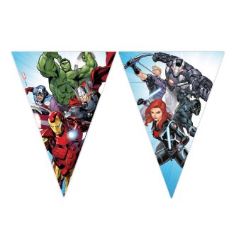 Bosszúállók Infinity Stones zászlófüzér FSC 2,3 m