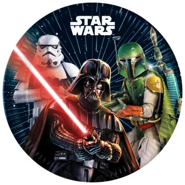 Star Wars Galaxy papírtányér 8 db-os 23 cm FSC