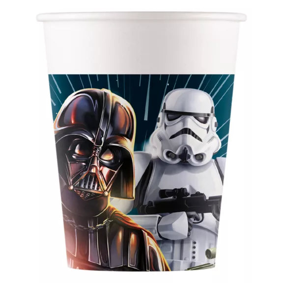 Star Wars Galaxy papír pohár 8 db-os 200 ml FSC Star Wars Galaxy papír pohár 8 db-os 200 ml FSC