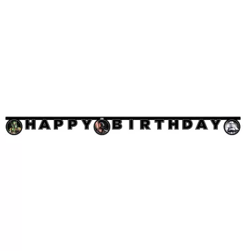 Star Wars Galaxy Happy Birthday felirat FSC 2 m