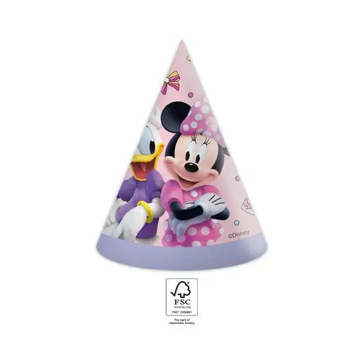 Disney Minnie Junior parti kalap, csákó 6 db-os FSC