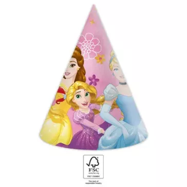   Disney Hercegnők Live Your Story parti kalap, csákó 6 db-os FSC