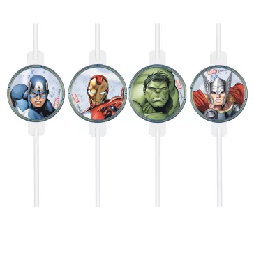   Bosszúállók Infinity Stones papír szívószál, 4 db-os szett FSC