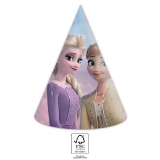 Disney Jégvarázs Wind parti kalap, csákó 6 db-os FSC