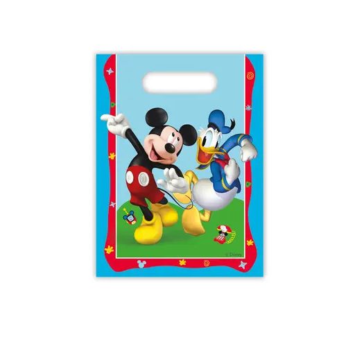 Disney Mickey Rock the House ajándéktasak, ajándékzacskó 6 db-os