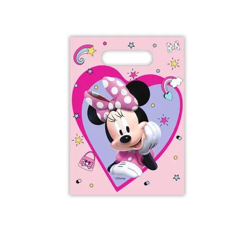 Disney Minnie Junior ajándéktasak, ajándékzacskó 6 db-os