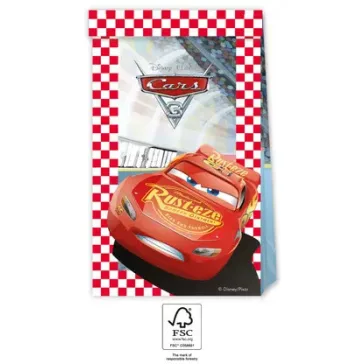 Disney Verdák Arena Race papírzacskó 4 db-os FSC