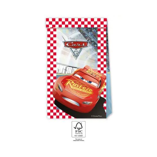 Disney Verdák Arena Race papírzacskó 4 db-os FSC