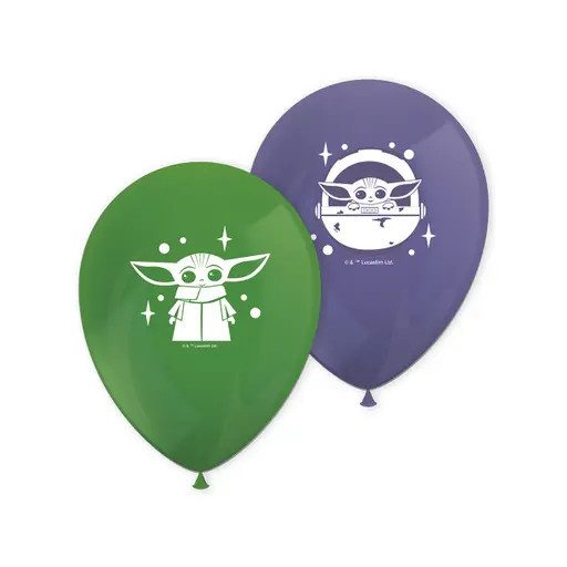 Star Wars The Mandalorian léggömb, lufi 8 db-os