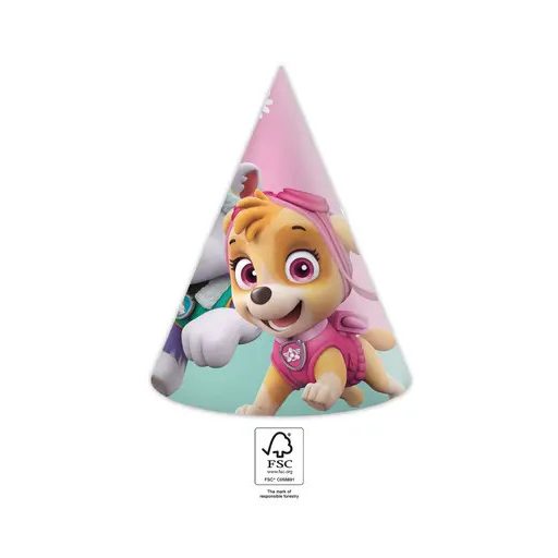 Mancs Őrjárat Skye and Everest parti kalap, csákó 6 db-os FSC