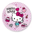 Hello Kitty Fashion papírtányér 8 db-os 23 cm FSC