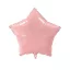 Rózsaszín csillag Pastel fólia lufi 46 cm