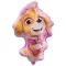 Mancs Őrjárat Skye and Everest Pink fólia lufi 46 cm