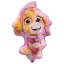 Mancs Őrjárat Skye and Everest Pink fólia lufi 46 cm