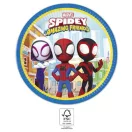 Pókember Spidey papírtányér 8 db-os 23 cm FSC