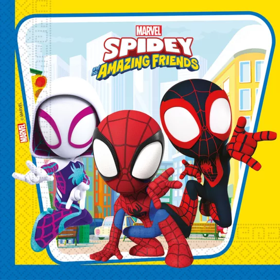Pókember Spidey szalvéta 20 db-os 33x33 cm FSC Pókember Spidey szalvéta 20 db-os 33x33 cm FSC