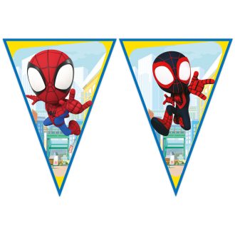 Pókember Spidey zászlófüzér FSC 2,3 m
