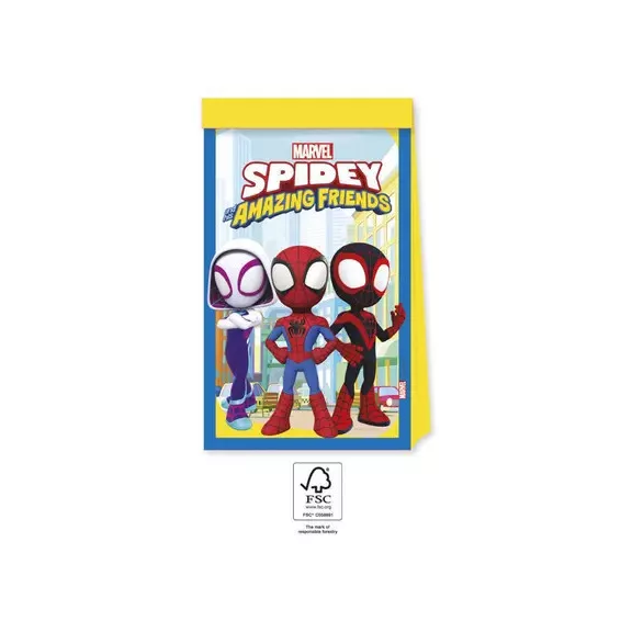 Pókember Spidey papírzacskó 4 db-os FSC