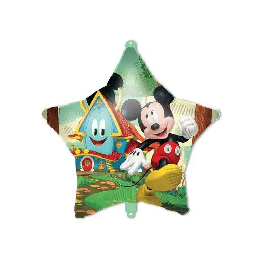 Disney Mickey Rock the House Star fólia lufi 46 cm