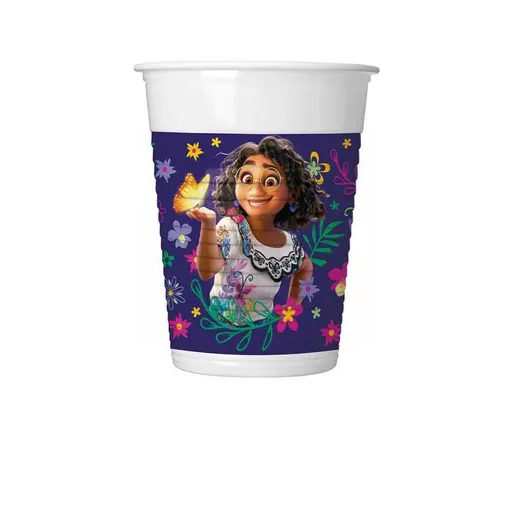 Disney Encanto Flower műanyag pohár 8 db-os 200 ml