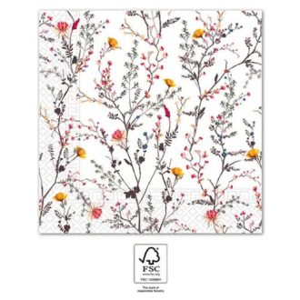 Színes Modern Branches szalvéta 20 db-os 33x33 cm FSC