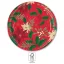 Karácsonyi Holly Poinsettia papírtányér 8 db-os 23 cm FSC