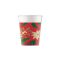 Karácsonyi Holly Poinsettia papír pohár 8 db-os 200 ml FSC