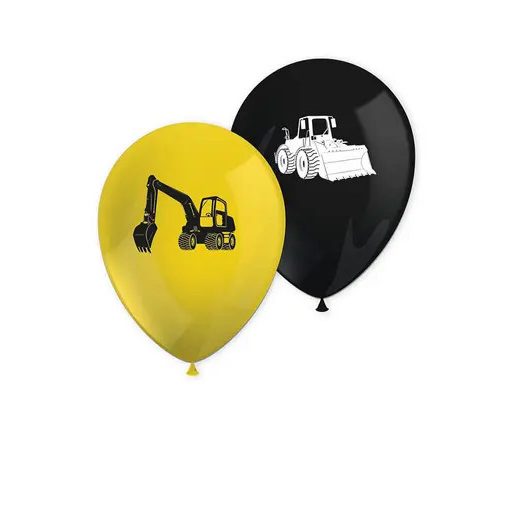 Építkezés Grabber léggömb, lufi 8 db-os