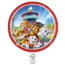 Mancs Őrjárat Rescue Heroes papírtányér 8 db-os 23 cm FSC