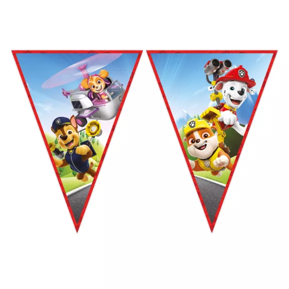 Mancs Őrjárat Rescue Heroes zászlófüzér FSC 2,3 m Mancs Őrjárat Rescue Heroes zászlófüzér FSC 2,3 m