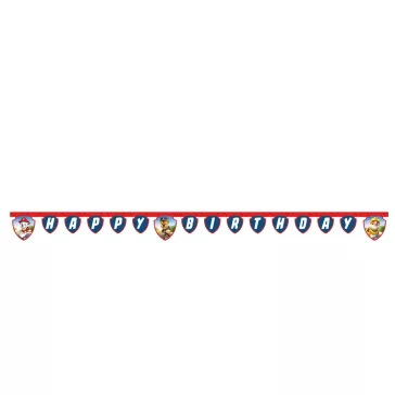 Mancs Őrjárat Rescue Heroes Happy Birthday felirat FSC 2 m