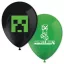 Minecraft Green léggömb, lufi 8 db-os