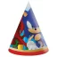 Sonic a sündisznó Sega parti kalap, csákó 6 db-os FSC