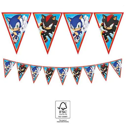 Sonic a sündisznó Sega zászlófüzér FSC 2,3 m