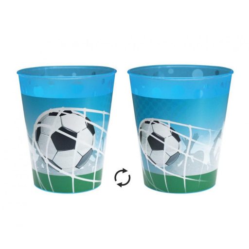 Focis Soccer Fans micro prémium műanyag pohár 250 ml