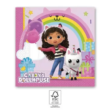 Gabi babaháza Friends szalvéta 20 db-os 33x33 cm FSC