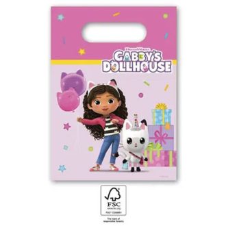  Gabi babaháza Friends papír ajándéktasak, ajándékzacskó 4 db-os