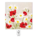 Virág Daisies Poppies szalvéta 20 db-os, 33x33 cm FSC Virág Daisies Poppies szalvéta 20 db-os, 33x33 cm FSC