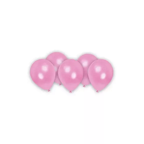 Rózsaszín Metallic Pastel Pink léggömb, lufi 8 db-os Rózsaszín Metallic Pastel Pink léggömb, lufi 8 db-os