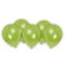Zöld Metallic Pastel Green léggömb, lufi 8 db-os
